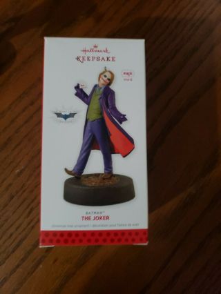 Hallmark Keepsake Ornament - The Joker,  Batman,  Dark Night,  2013 Heath Ledger