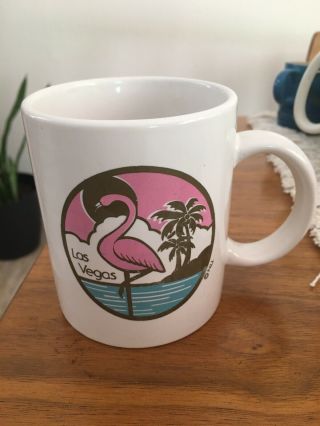 Las Vegas Flamingo Mug Cup Cermaic Souvenir Pink Coffee Cup