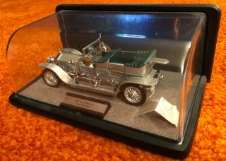 Franklin 1907 Rolls Royce Silver Ghost 1:24 W/display Case