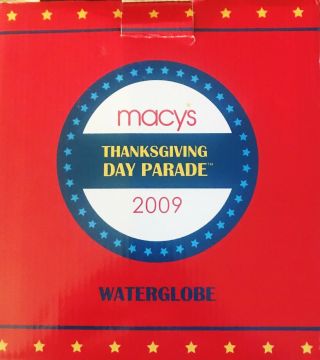 2009 Macy ' s Thanksgiving Day Parade Musical Snow Globe 85th Anniversary 3