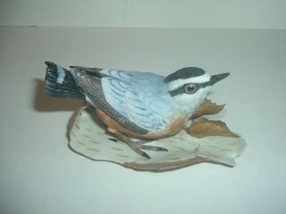 Lenox Red Breasted Nuthatch Bird Figurine