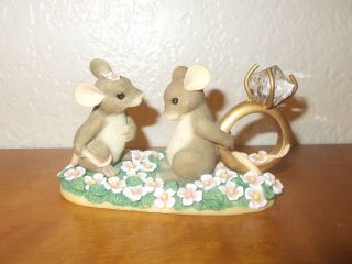 Vtg Charming Tails By Fitz & Floyd I Have A Question For You Figurine