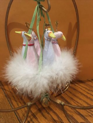 Dept.  56 Krinkles Patience Brewster 12 Days Christmas Six Geese A Laying Ornament