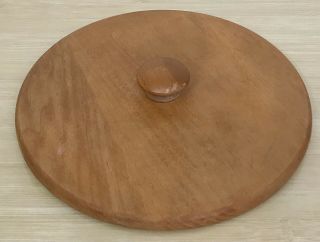 Longaberger Woodcrafts Round Lid 8 1/4” Diameter