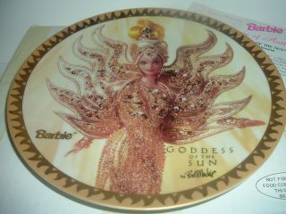 Barbie Enesco Goddess of the Sun Bob Mackie Plate 2