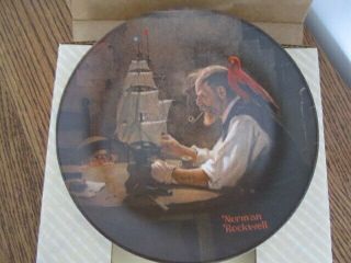 Norman Rockwell The Shipbuilder Collector Plate Limited Edition With Cofa
