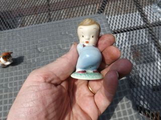 Wade Of Rare Early Porcelain Figurines Nod / Blynken,  England One Figure Only