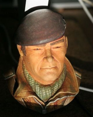 Legend Products Paratrooper Chalkware Figure C 1989 Hand Painted