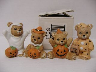 Vintage Homco Halloween Bears 5311