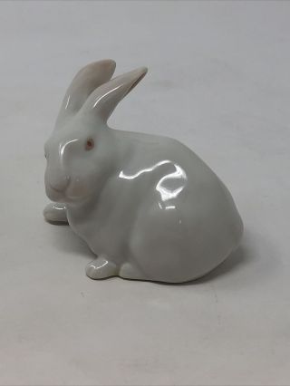 Vintage Royal Copenhagen Denmark - White Rabbit Figurine - 1691