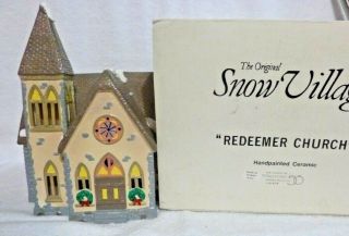 Dept 56 Snow Village Redeemer Church - 51276