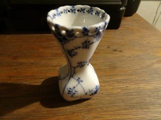 Blue And White Floral Ceramic Bud Vase Royal Copenhagen