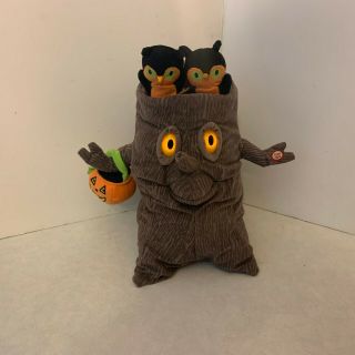 Hallmark Halloween - Spooky Tree - Plush Singing Owls - Addams Family Lights