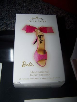 Hallmark Keepsake Barbie Shoe - Sational Christmas Ornament 2009 High Heel