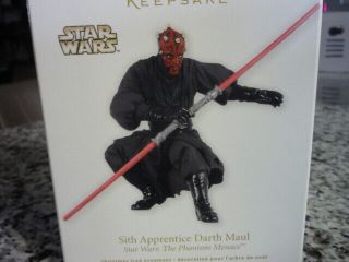 2012 Sith Apprentice Darth Maul (star Wars: The Phantom Menace),  Hallmark