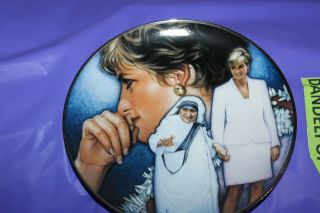 Franklin Heirloom Princess Diana Of Wales Angels Among Us Plate RB610 2