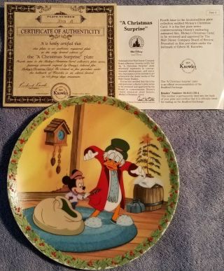 Knowles Decorative Disney Plate Mickey 