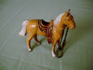Vintage Miniature Metal Horse Animal Figurine Keychain?