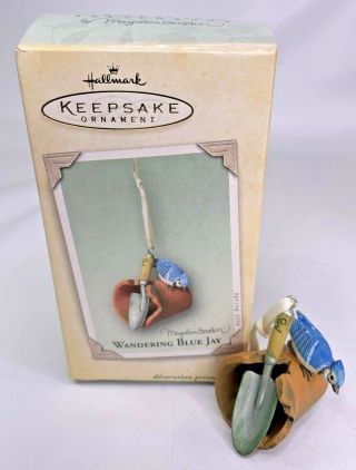 Hallmark Keepsake Spring Ornament Wandering Blue Jay By Marjolein Bastin 2004