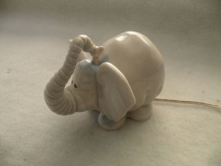 Enesco Elephant Table Top Night Light Porcelain