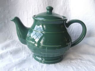 Longaberger Euc Pottery Woven Traditions Ivy 4 Cup Teapot & Lid - Nr