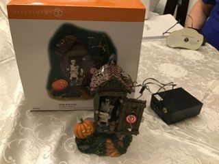 Dept 56 Halloween Haunted Outhouse