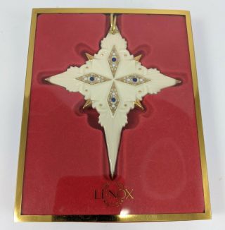 Lenox China Jewels Nativity Star Of Bethlehem Christmas Holiday Ornament