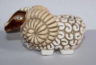 Artesania Rinconada Uruguay Ram Art Pottery Figurine (05)