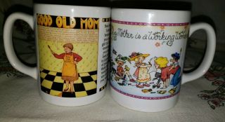 2 - Mary Engelbreit Every Mother Is A Woman & Good Old Mom Mug Cup