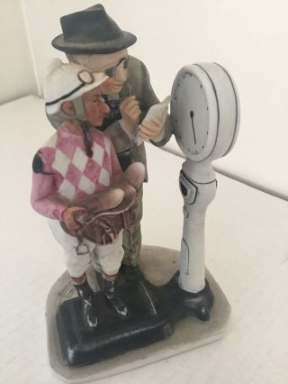 Norman Rockwel " The Weigh In " Figurine 1958