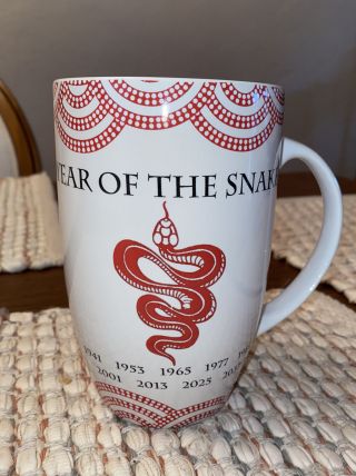 Year Of The Snake Tall Chinese Zodiak Porcelain Coventry Stargazer Coffee Mug