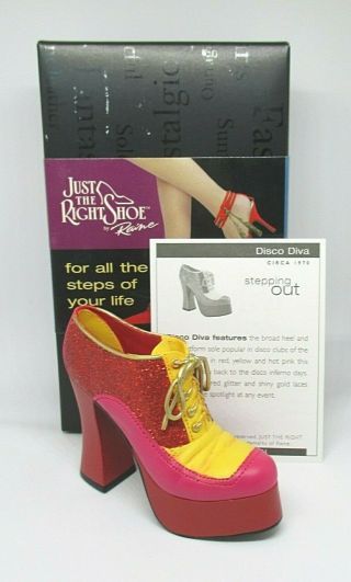 Just The Right Shoe Disco Diva 2002 By Raine Willitts Designs W/box