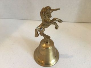 Unicorn Brass Bell Taiwan Heavy Loud Vintage 5 "