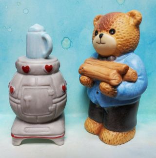 Enesco Lucy And Me Lucy Rigg Bear With Stove 2 Piece