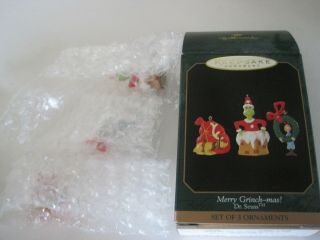 Hallmark Keepsake Ornaments Miniature Merry Grinch - Mas 1999