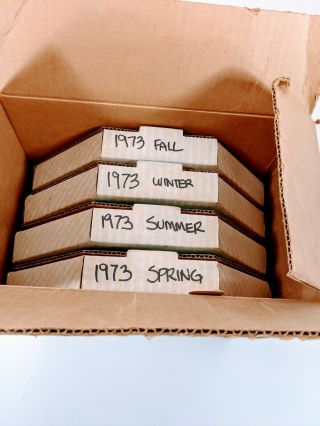 Gorham (set Of 4) Norman Rockwell 1973 Four Seasons Series 10 3/4 " Plates