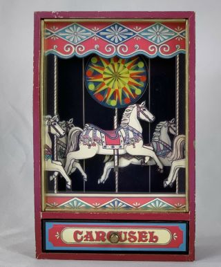 Vintage Otagiri Carousel Horse 12/22 Music Box Video Japan Made Carousel Waltz
