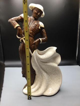 Treasure Craft USA Bullfighter Matador Vintage statue figurine 1960s pottery 13 