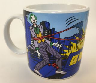 BATMAN AND joker ceramic MUG/CUP BY applause (VINTAGE 1989) 2