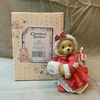 Cherished Teddies Dated 1993 Alice 912875 Christmas Figurine