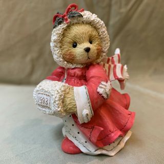 Cherished Teddies Dated 1993 Alice 912875 Christmas Figurine 2