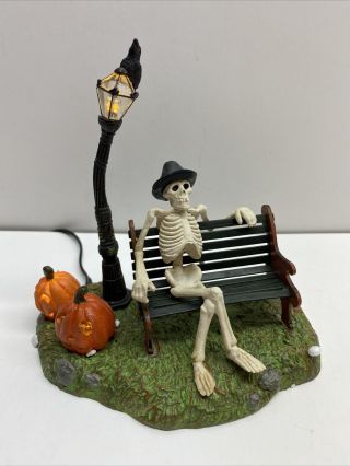Dept 56 Halloween Village Accessory Resting My Bones 53146