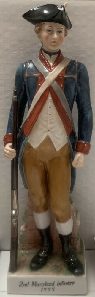 Andrea Sadek Revolutionary Soldier - 2nd Maryland Infantry 1777 - Porcelain 8.  5”