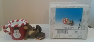 Charming Tails 87/126 " Waiting For Santa " Mouse Figure Euc W/ Box