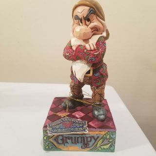 Grumpy Its All About The Attitude Walt Disney Traditions Jim Shore Figurine