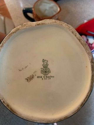 Vintage Large - Royal Doulton Old Charley Toby Mug Jug 6 