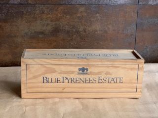 Wooden Wine Box With Sliding Lid