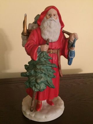 The Gifted Line - John Grossman - Santa With Tree And Bag Of Toys