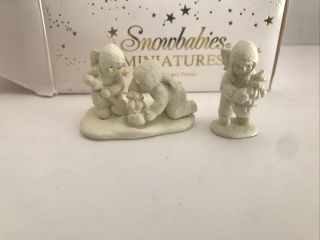 Dept 56 Miniature Pewter Snowbabies We 