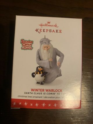 Hallmark Winter Warlock 2016 Ornament Santa Claus Is Coming To Town